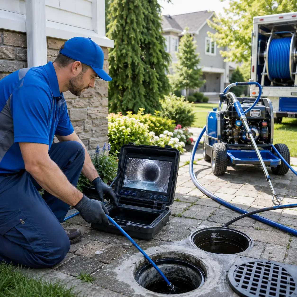 Outdoor drain cleaning professionals serving Bradfordsville, KY